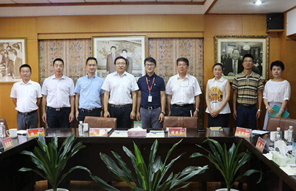 Jiang Chengzhi Receives a Delegation Led by He Jia, Vice President of East Group